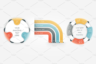 信息图表ppt元素 Infographic Options (v2)