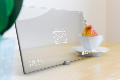 创新屏幕信息样机 New message on tablet