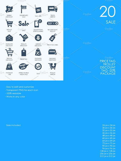 销售促销图标 Sale icons