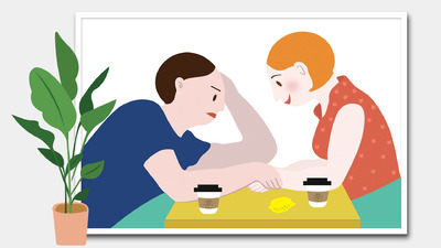 矢量插画（约会）