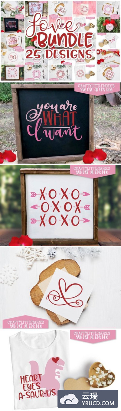 25个情人节主题设计元素素材合集
