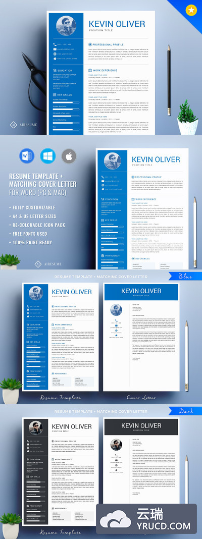 word简历模板 Resume Template Word