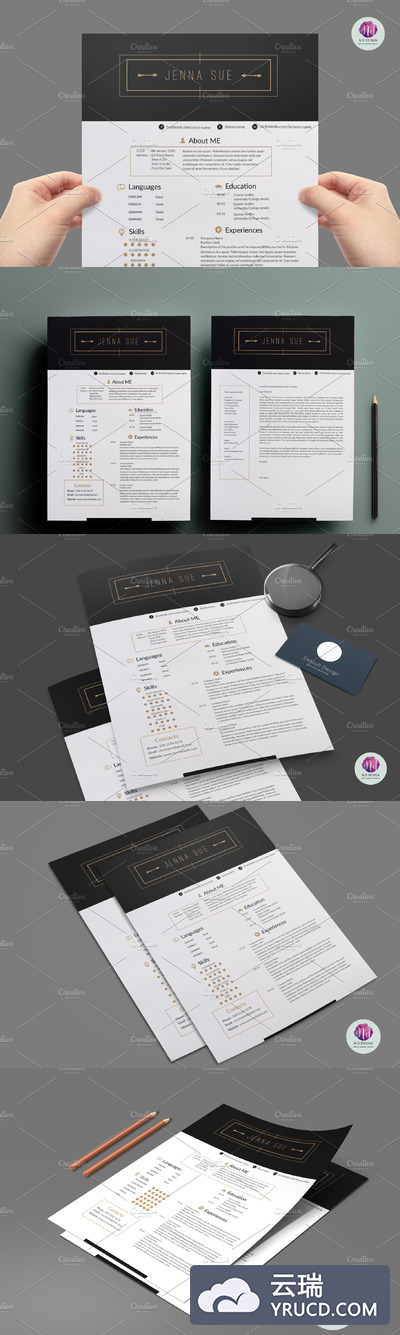 现代专业简历模板下载 Modern resume template
