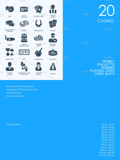 游戏ui图标 Casino icons