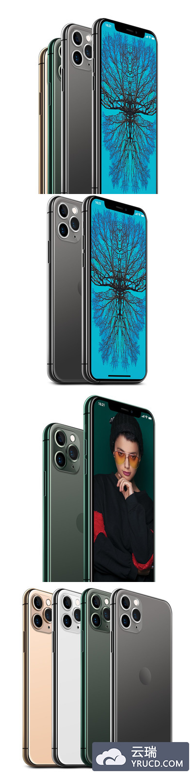 Phone 11 Pro 分层手机样机下载[PSD]