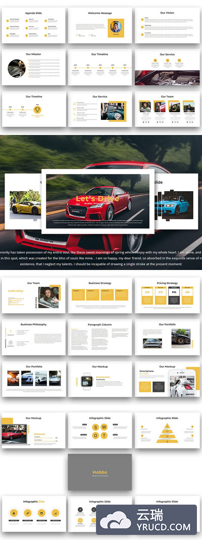 高端的多用途大图PPT模板下载[PPTX]