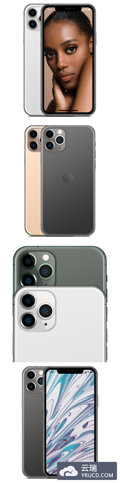 最新的 iPhone 11 Pro 手机样机素材下载[PSD]