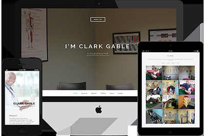 个人网页模板 Chiropractor – Personal Resume Page