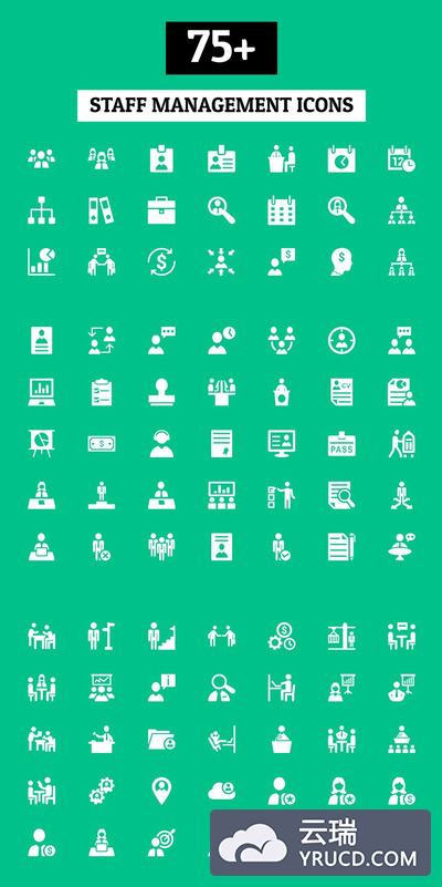 员工管理图标素材 75+ Staff Management Icons