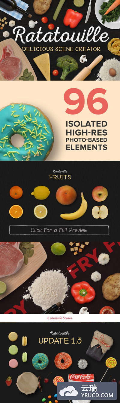 美味料理样机场景生成器