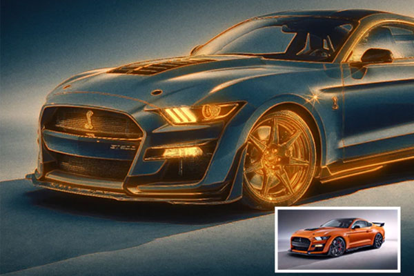 抽象颜色渐变效果照片处理ps动作