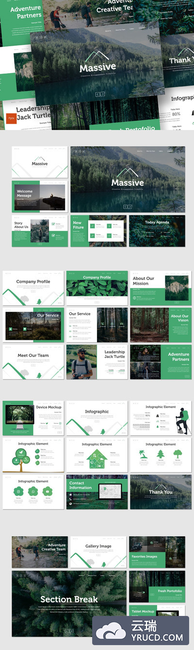 极简风格的时尚高端多用途powerpoint幻灯片演示模板（pptx）