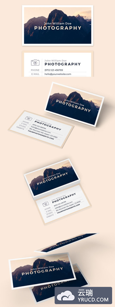 商业名片模板 Business Card Template - IMAGINE