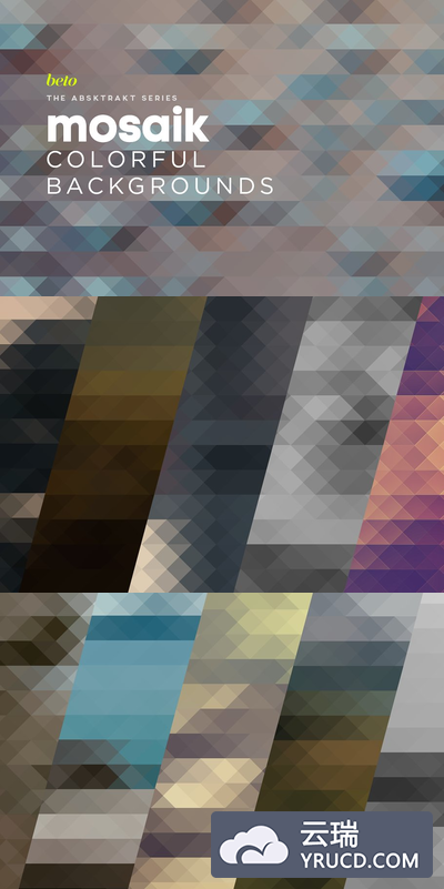 抽象模糊背景 Mosaik Colorful Backgrounds