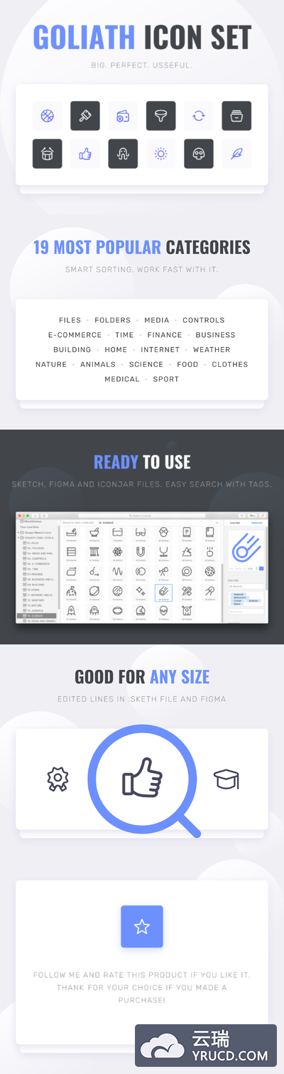 1500+精美的APP矢量图标套装下载[Sketch]