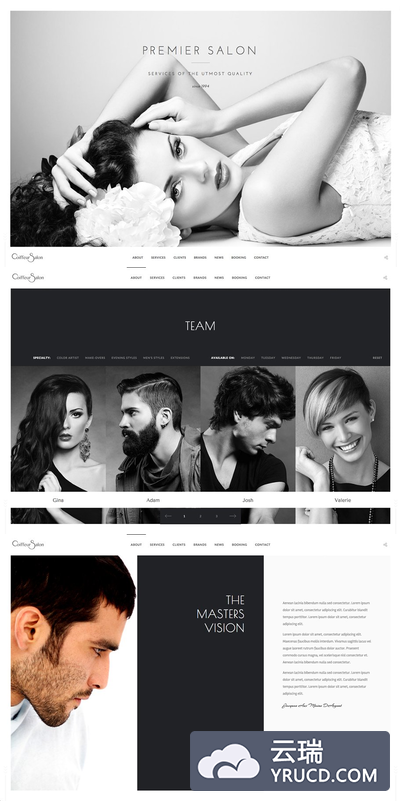 优雅的博客皮肤主题 Salon - Elegant Full-Screen Theme