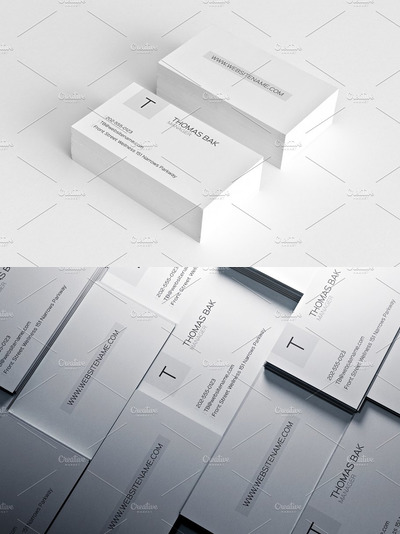 简单干净的商业名片模板 Simple Minimal Busines Card Template