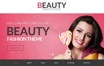 时尚美容网站模板 Beauty – Fashion Bootstrap Theme