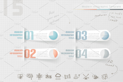 商业信息图表素材 Business Infographic Options (15)