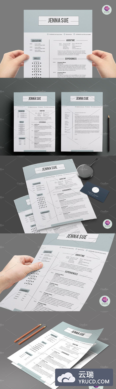 个性简历模板 Resume template