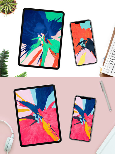 全新 iPad 和 iPhone 11 Pro 平板和手机样机下载[PSD]