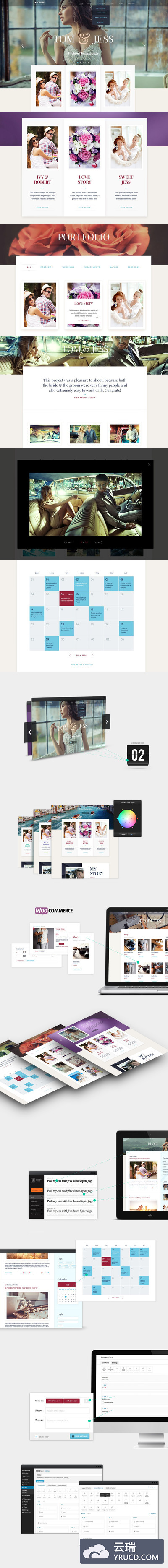 摄影网站皮肤模板 Exposure - Photography WP Theme