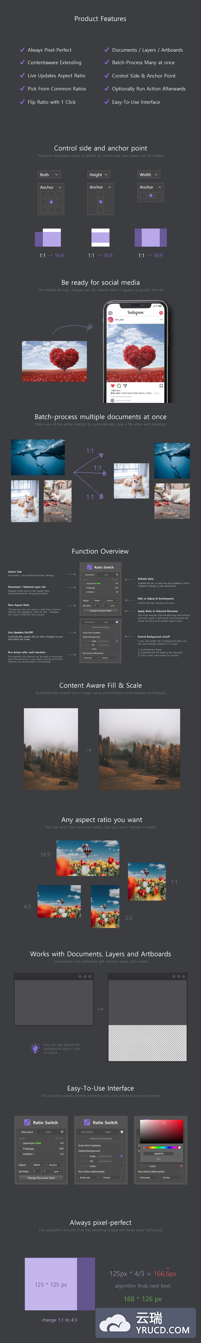 Photoshop 多尺寸图片处理插件下载 [ZXP]