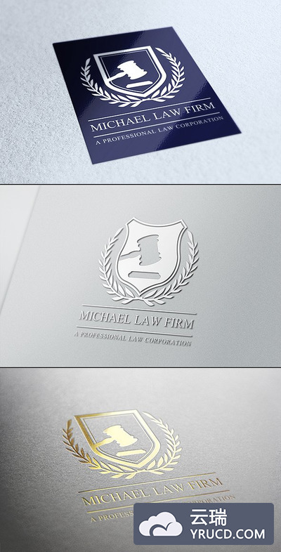 法律事务所logo模板 Law Firm Logo