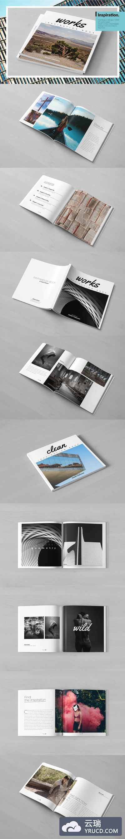 企业画册模板 Portfolio Book Vol.6