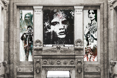 城市高端广告设计&艺术品展示样机[PSD]