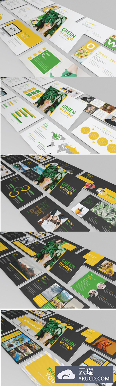 生态农产品商业计划书PPT模板下载[PPTX]