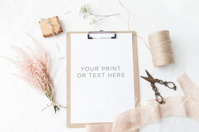 A4夹板样机 Clipboard mock up - Jpeg