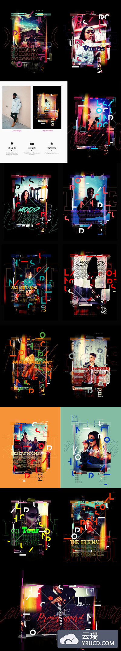 Lomo风格的照片时尚酷炫PS动作特效文件下载[atn]