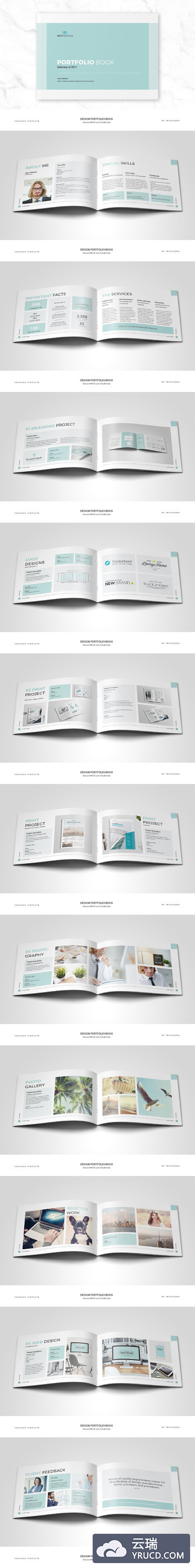 设计画册模板下载 Design Portfolio Book