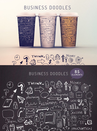 商业涂鸦插画 Business Doodles