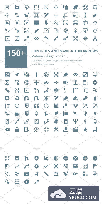 导航箭头图标素材 150+ Navigation Arrows Icons