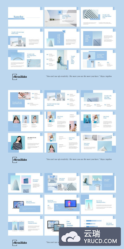 极简主义PPT模板下载[PPTX]