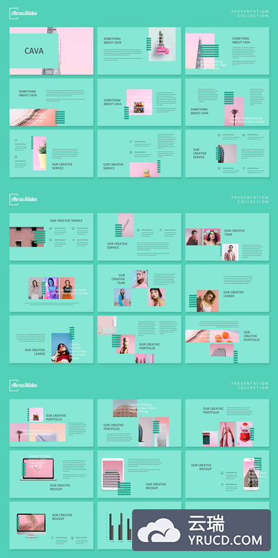 时尚创意PPT模板下载[PPTX]