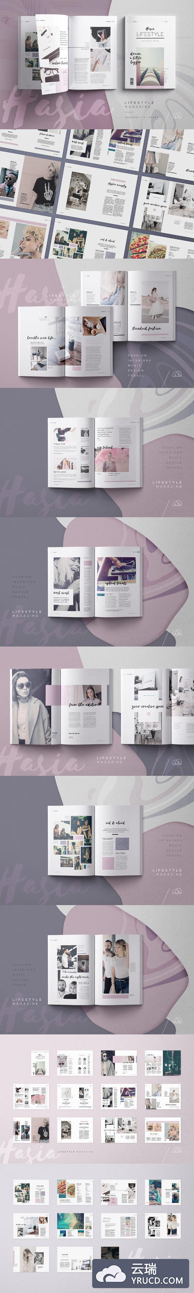 时尚生活方式杂志模板 Lifestyle Magazine - Hasia