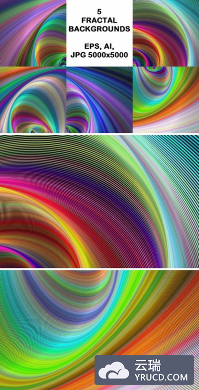 分形维度彩色背景纹理素材