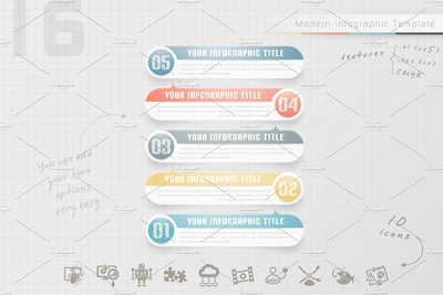 商业信息图表 Business Infographic Options (16)
