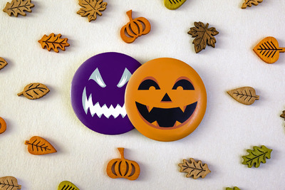 万圣节活动绘制样机素材下载[PSD]