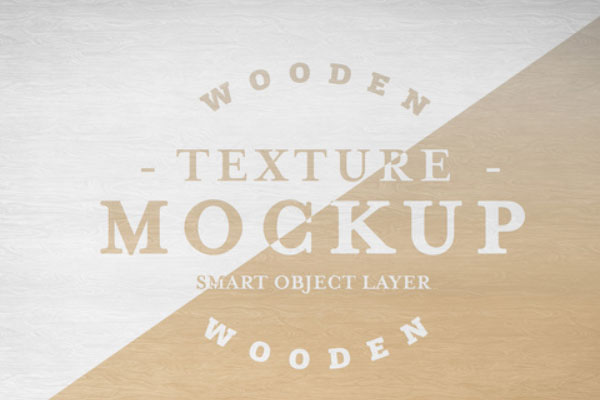 木纹纹理logo展示样机模板