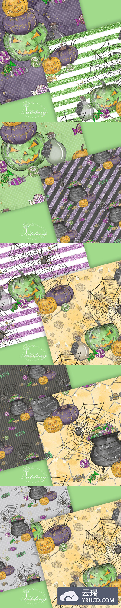 可爱的万圣节素材包下载[JPG]