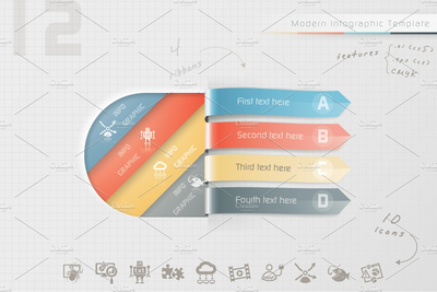 现代化ppt信息图表 Modern Infographic Options (12)