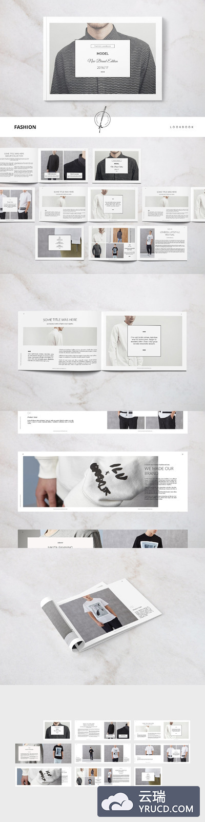 时尚画册模板 Fashion Lookbook