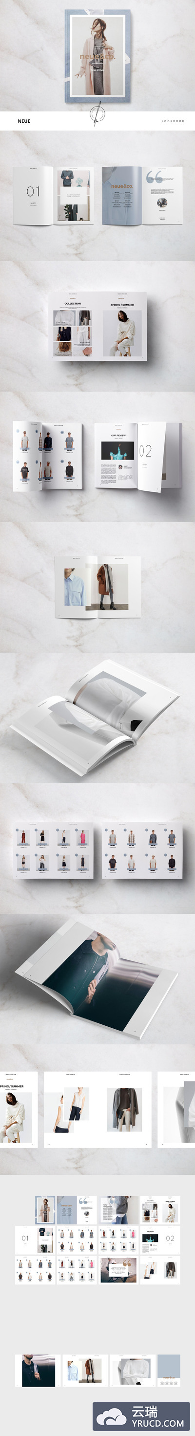 时尚画册模板 Neue Lookbook