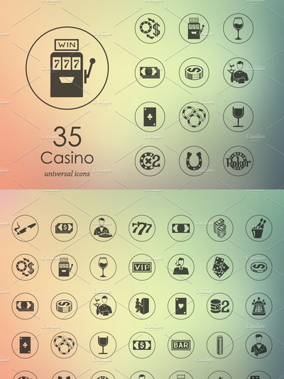 游戏图标素材 35 casino icons