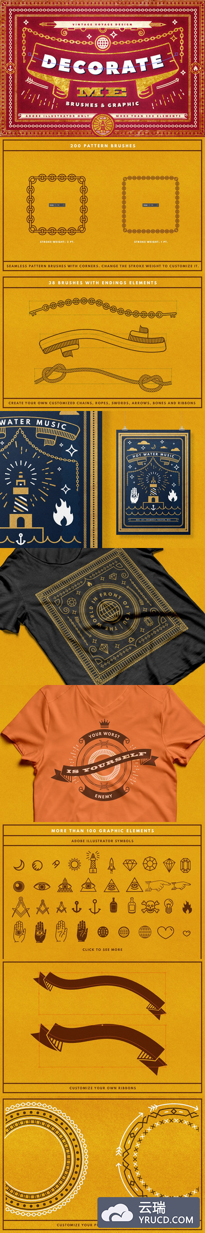 复古装饰元素 Decorate Me! Graphic Creator