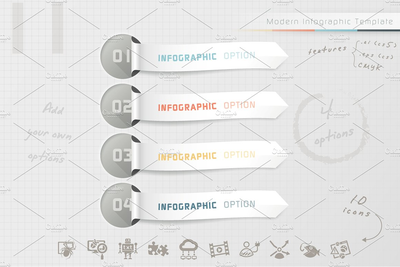 现代信息图表模板 Modern Infographic Options (11)